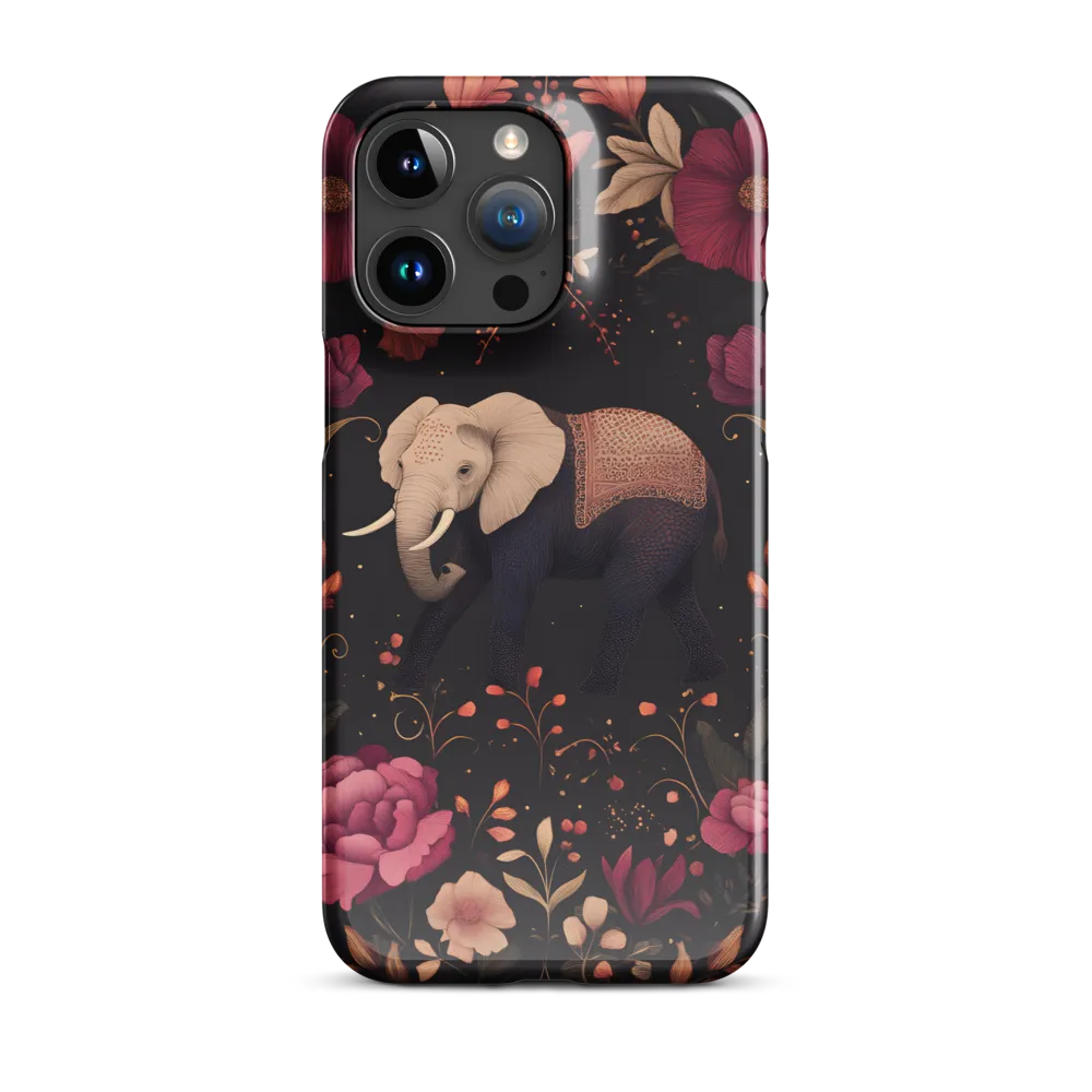 Whispers of the Wild: Elephants and Blooms