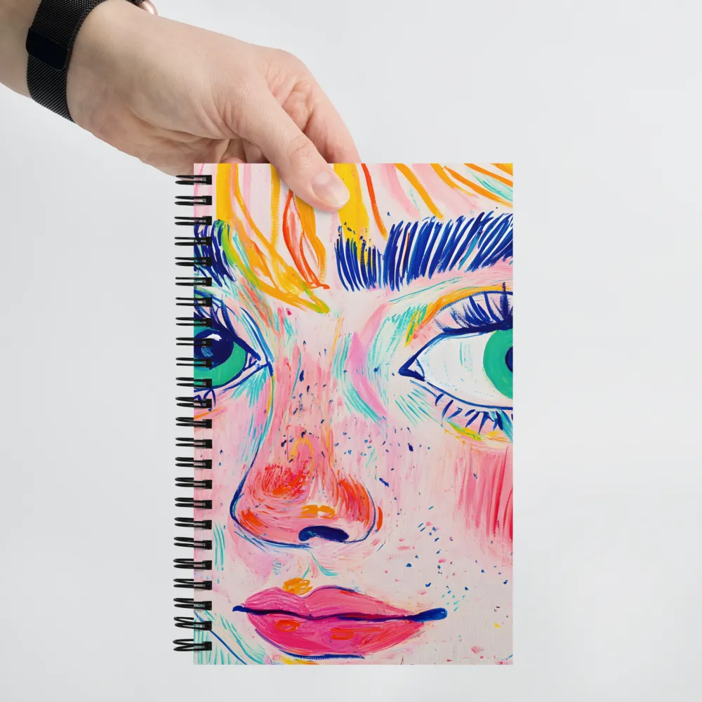 Vibrant Gaze | Spiral Notebook