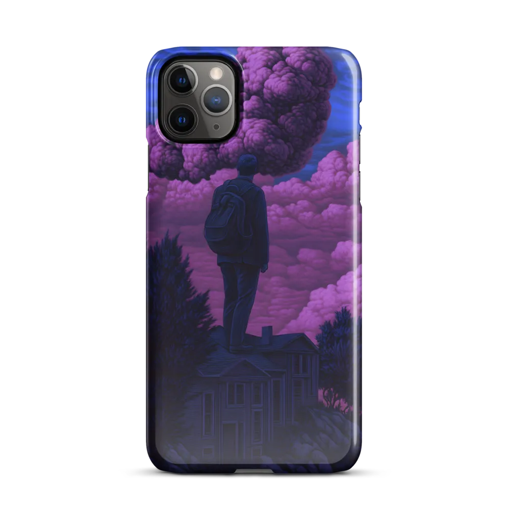 Contemplation Amidst Surreal Clouds | Phone Case |  11 Pro Max | Snap Case | Glossy