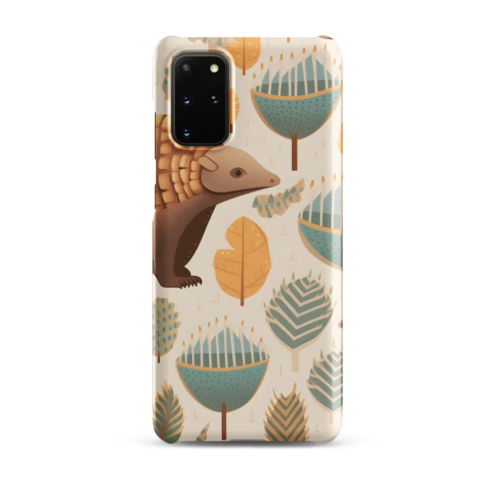 Pangolins in a Whimsical Habitat | Phone Case |  S20 Plus | Snap Case | Matte