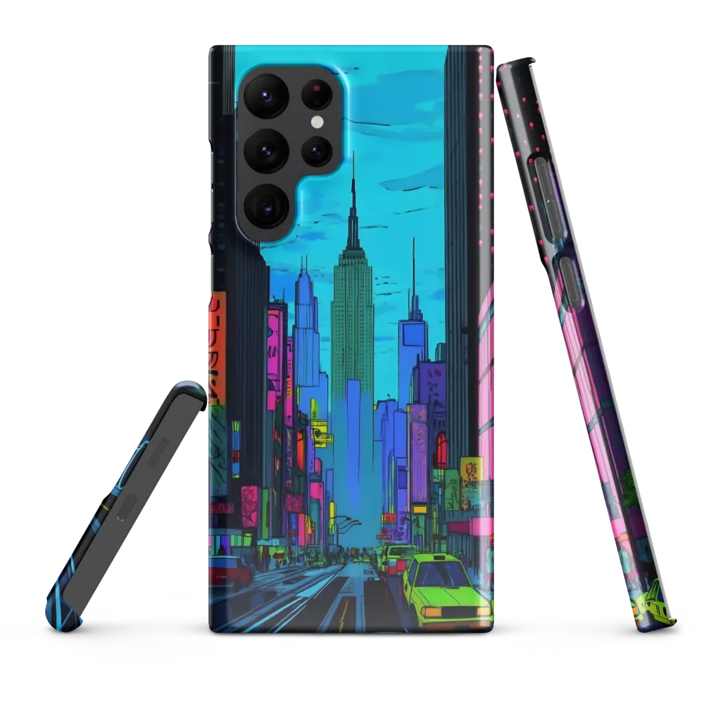 Neon Dreams of the City | Phone Case |  S22 Ultra | Snap Case | Glossy