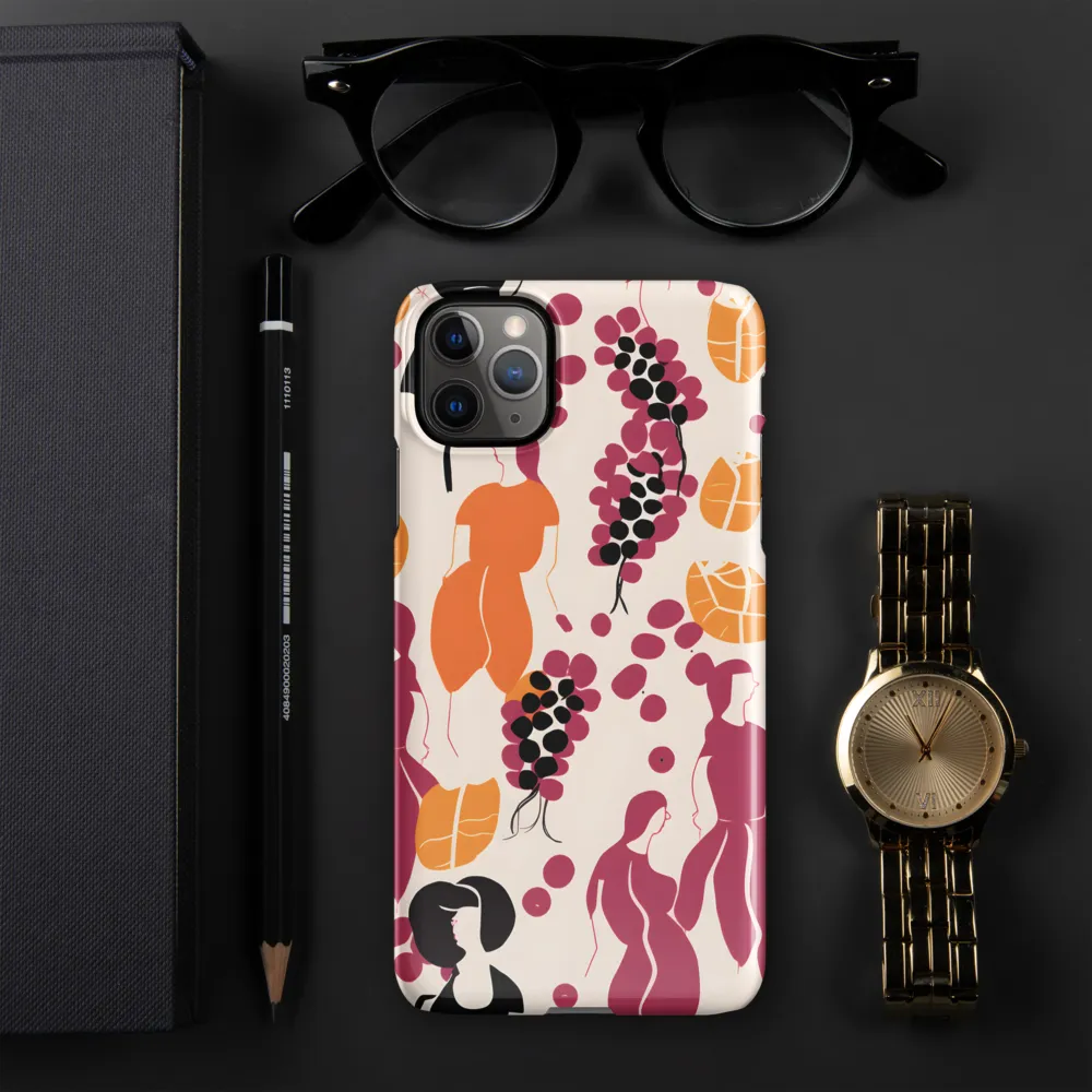 Fashion and Flora: An Abstract Dance | Phone Case |  11 Pro Max | Snap Case | Glossy