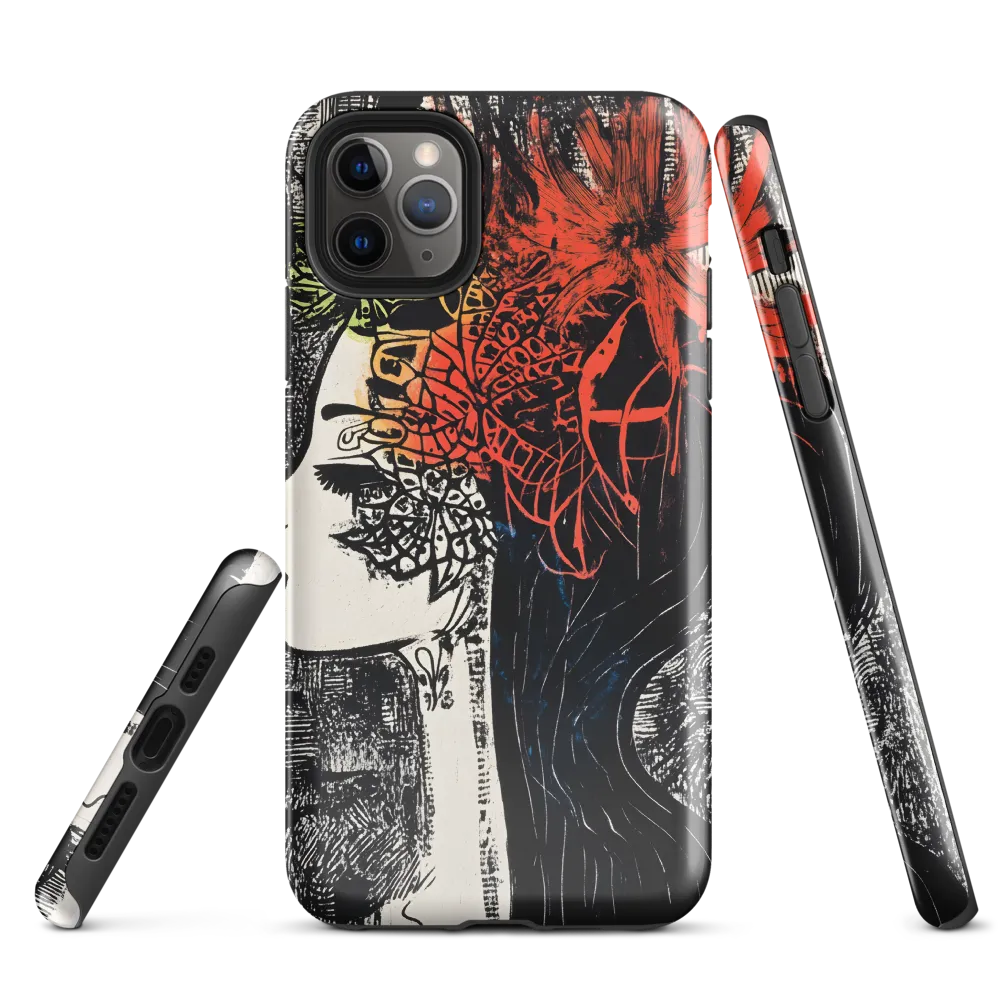 Harmonious Flora: A Portrait of Nature | Phone Case |  11 Pro Max | Tough Case | Glossy