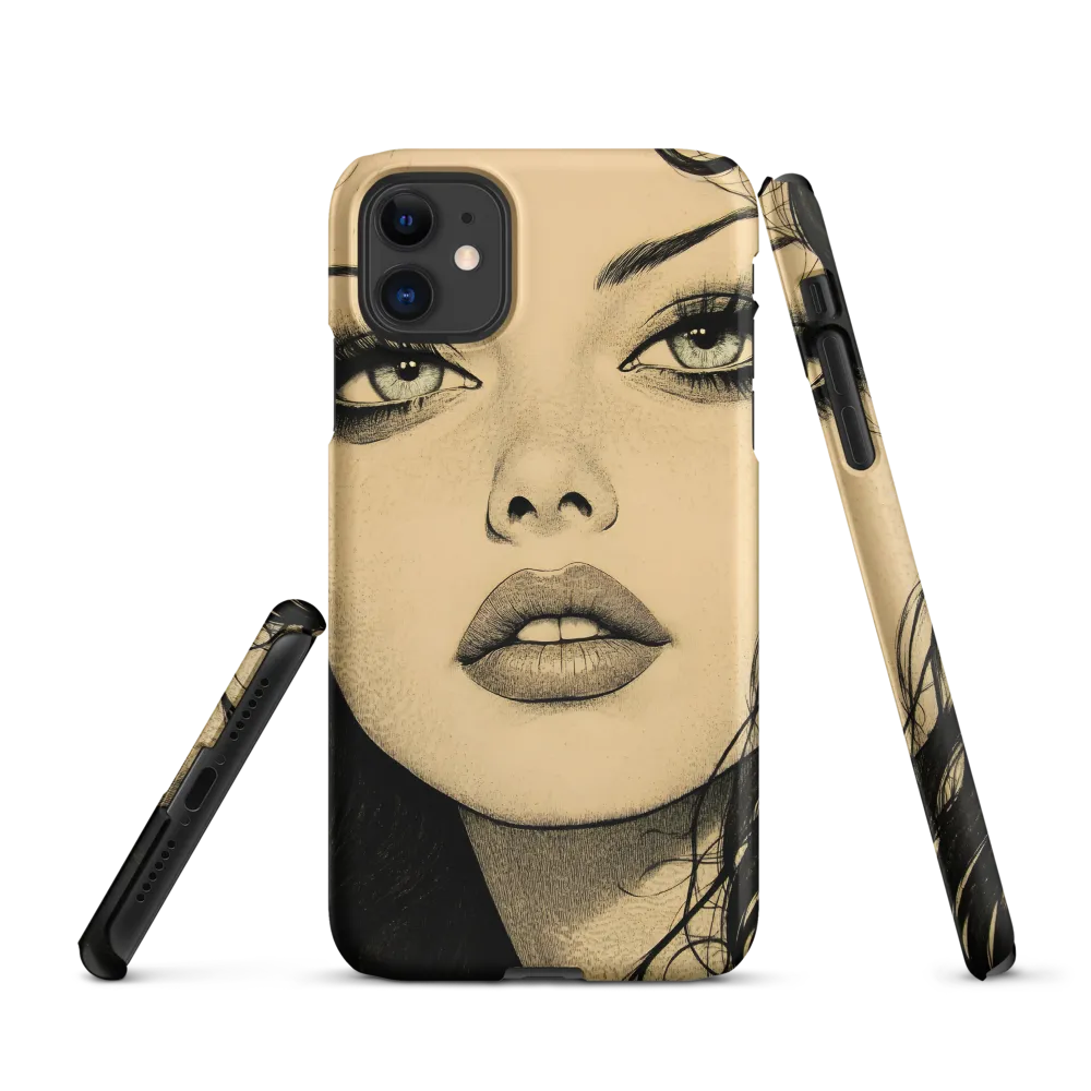Enigmatic Gaze | Phone Case |  11 | Snap Case | Matte