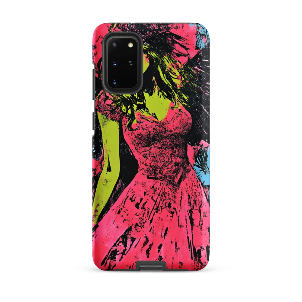 Mystical Angel in Neon Dreams