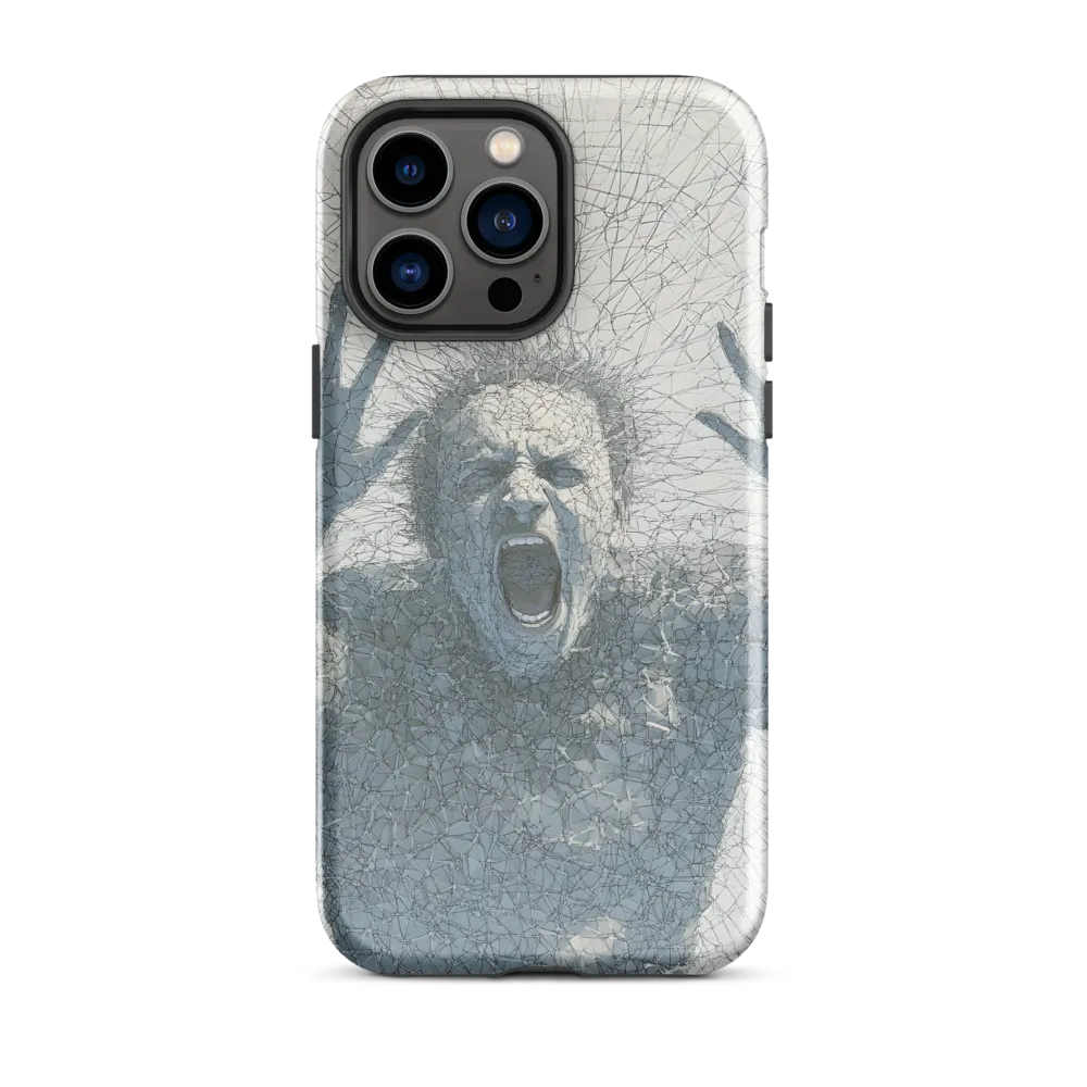Breaking Free: An Expression of Anguish | Phone Case |  14 Pro Max | Tough Case | Glossy