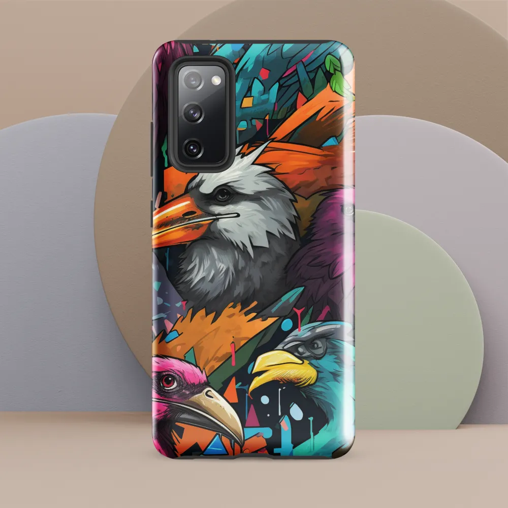 Avian Vortex: A Celebration of Color and Form