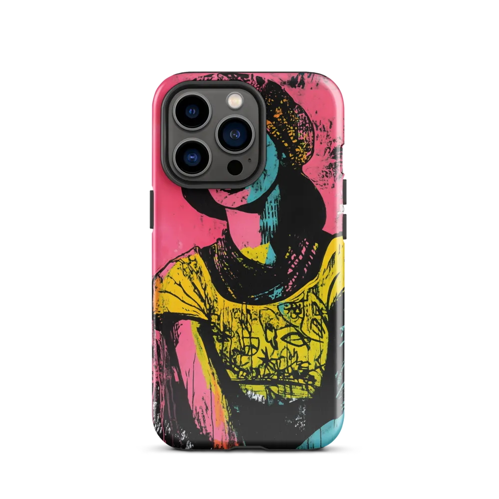 Urban Elegance: A Graffiti Portrait