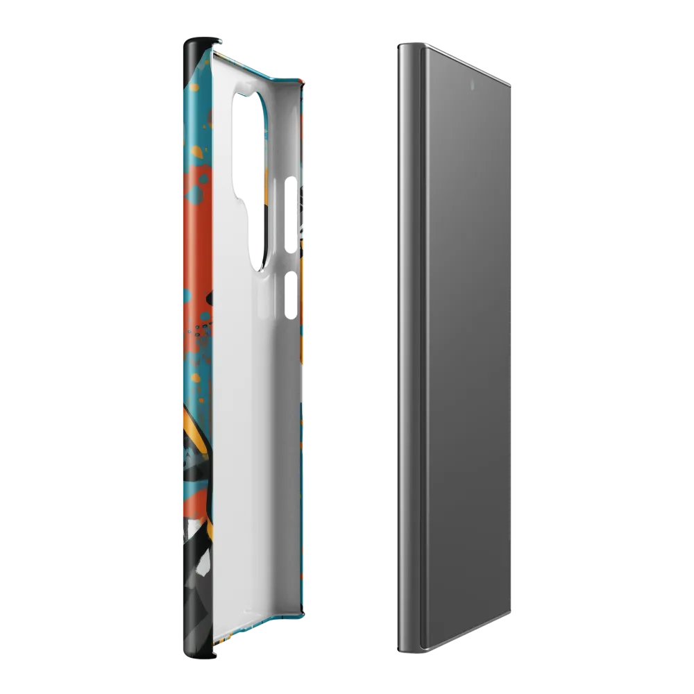 Dynamic Antelope in Vivid Abstract