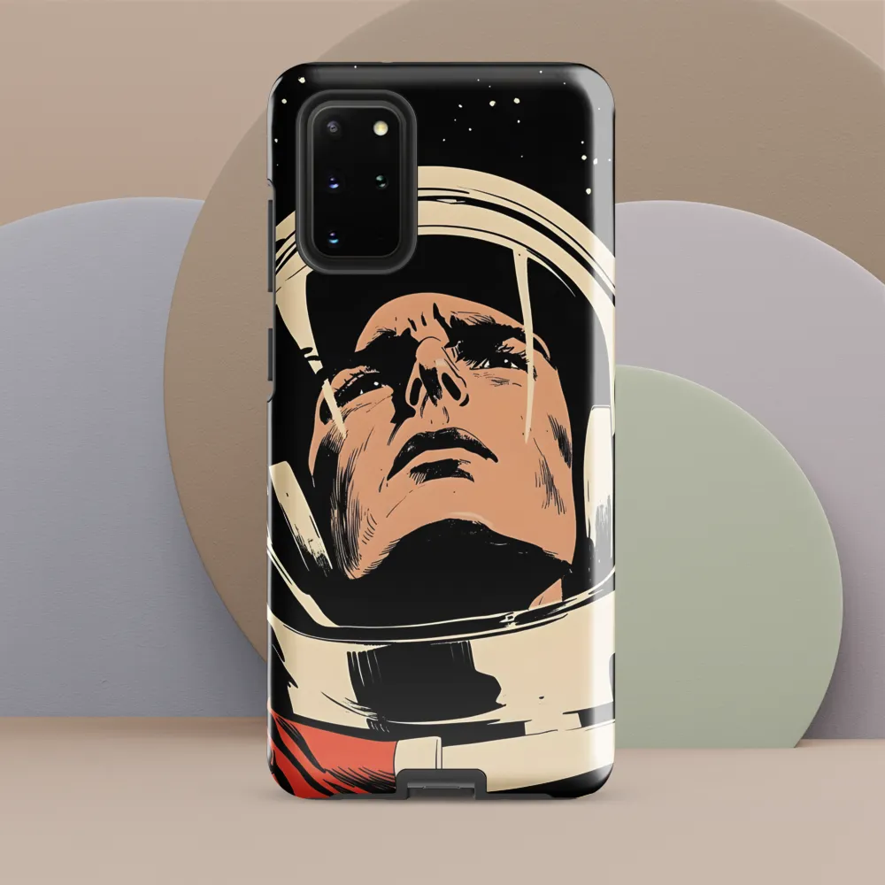 Gaze of the Astronaut | Phone Case |  S20 Plus | Tough Case | Glossy