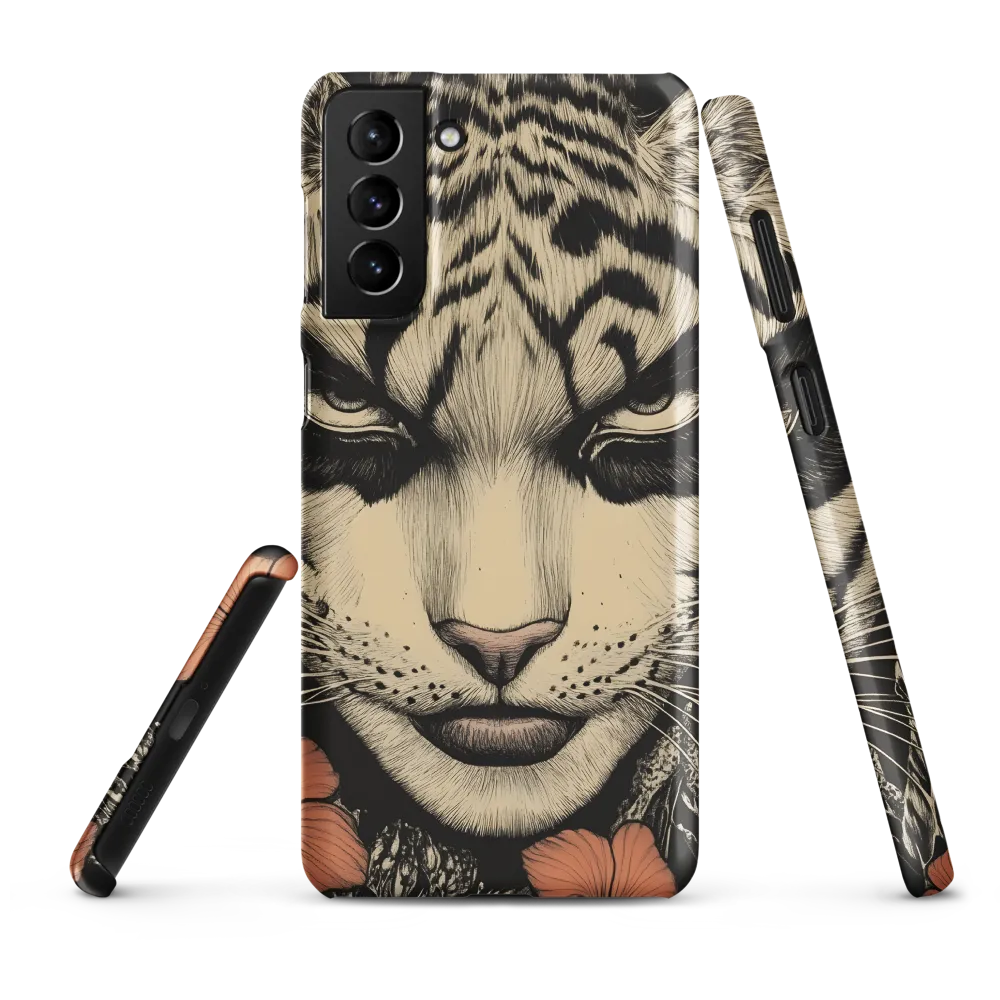 Feline Majesty: The Human-Leopard Connection | Phone Case |  S21 Plus | Snap Case | Matte