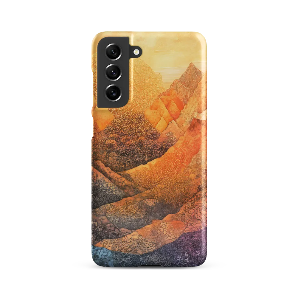 Serene Peaks of Color