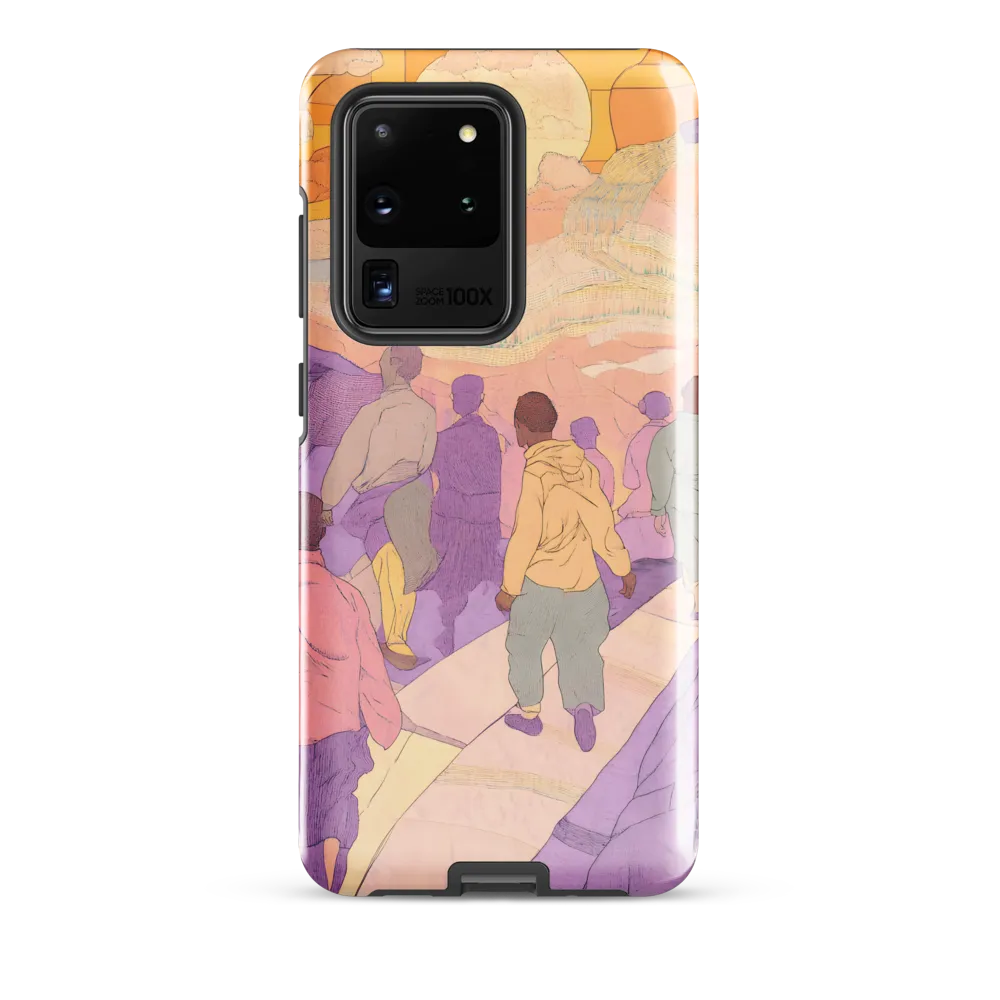 Journey Towards the Horizon | Phone Case |  S20 Ultra | Tough Case | Glossy