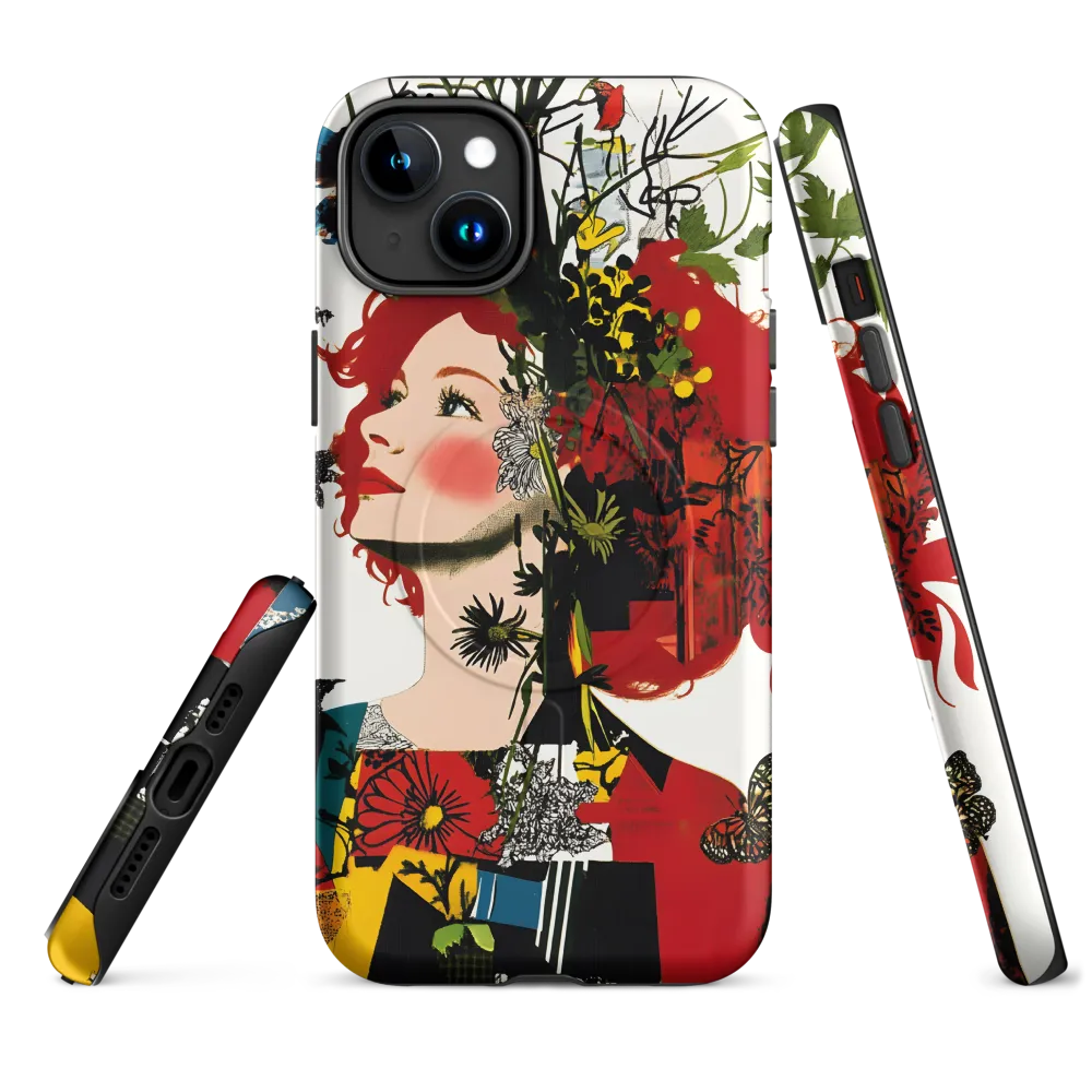 Floral Dreams | Phone Case |  15 Plus | MagSafe® Tough Case | Matte