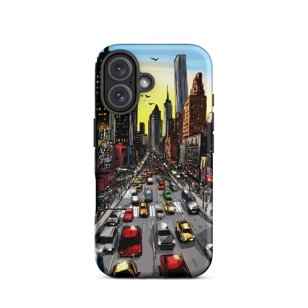 City Pulse at Dusk | Phone Case