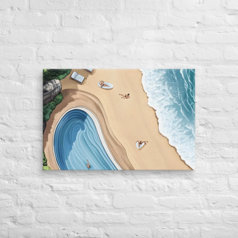 Serenity by the Shore | Canvas | 20″×30″