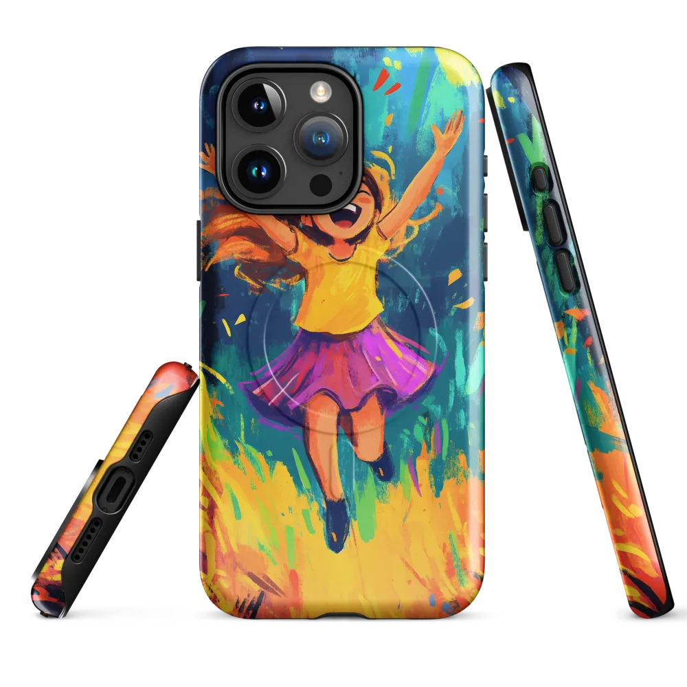 Joyful Escape into Nature | Phone Case |  15 Pro Max | MagSafe® Tough Case | Glossy