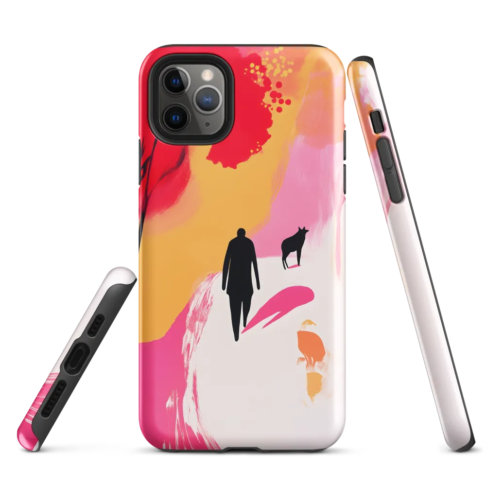 Journey Through Color: An Abstract Landscape | Phone Case |  11 Pro Max | Tough Case | Glossy