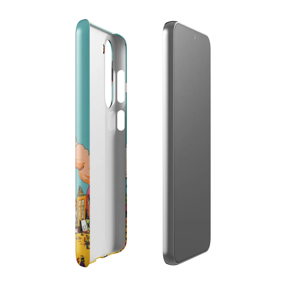 Urban Fantasia: A Whimsical Encounter | Phone Case |  S23 Plus | Snap Case | Glossy