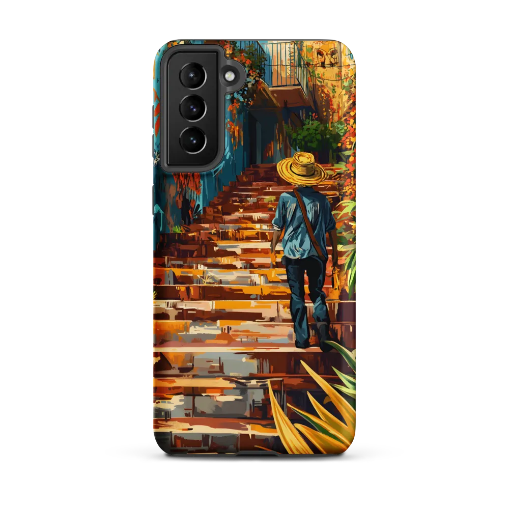 Steps to Adventure | Phone Case |  S21 Plus | Tough Case | Matte