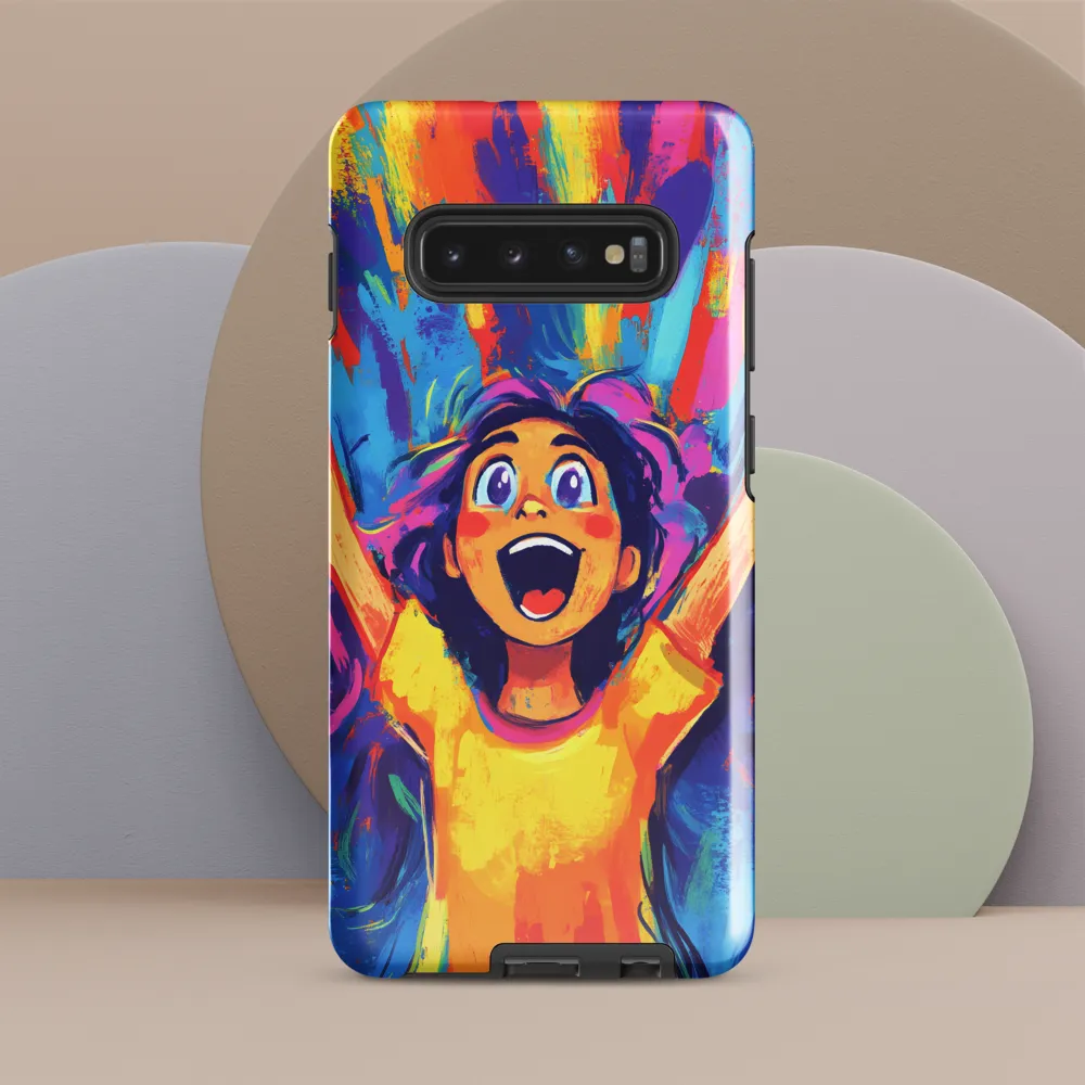 Burst of Joy | Phone Case |  S10 Plus | Tough Case | Glossy