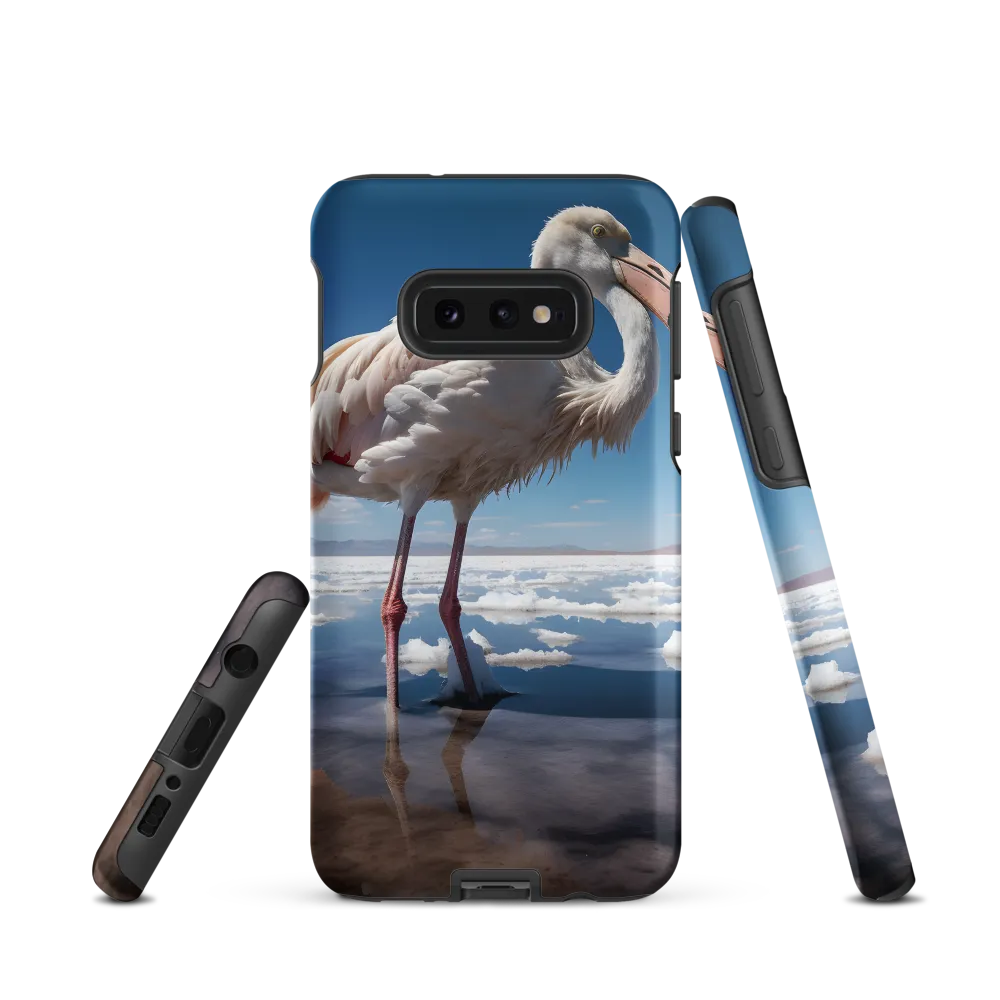 Graceful Solitude of a Flamingo