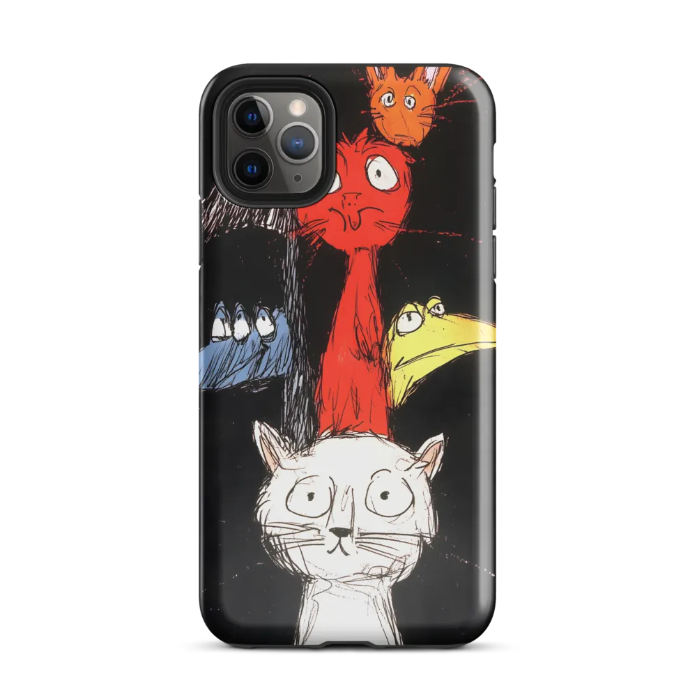 Whimsical Menagerie | Phone Case |  11 Pro Max | Tough Case | Glossy