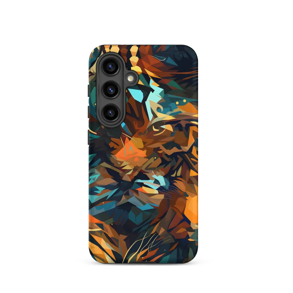 Wild Symphony: Abstract Tigers | Phone Case |  S24 | Tough Case | Matte