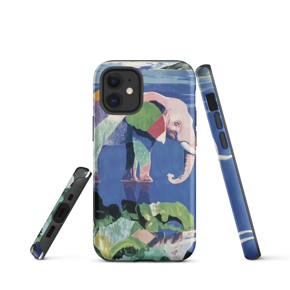 Serenity in Color: The Elephants of Reflection