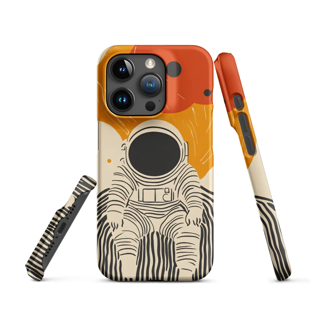 Astronaut in Cosmic Thoughts | Phone Case |  15 Pro | Snap Case | Matte