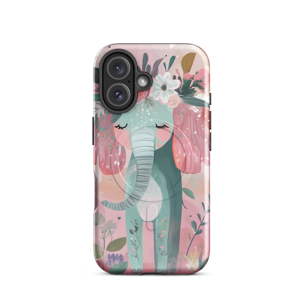Whimsical Elephant in Bloom