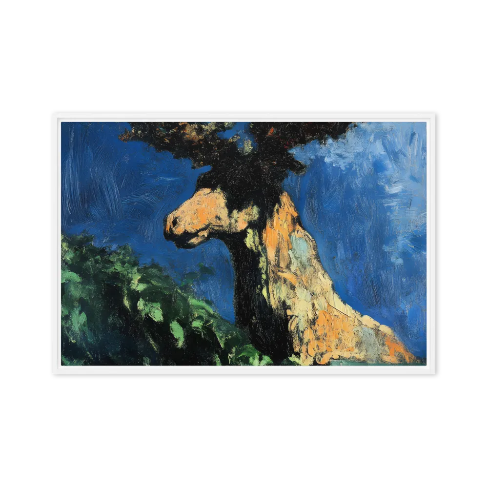 The Majestic Deer in Nature | Canvas with White Frame | 20″×30″