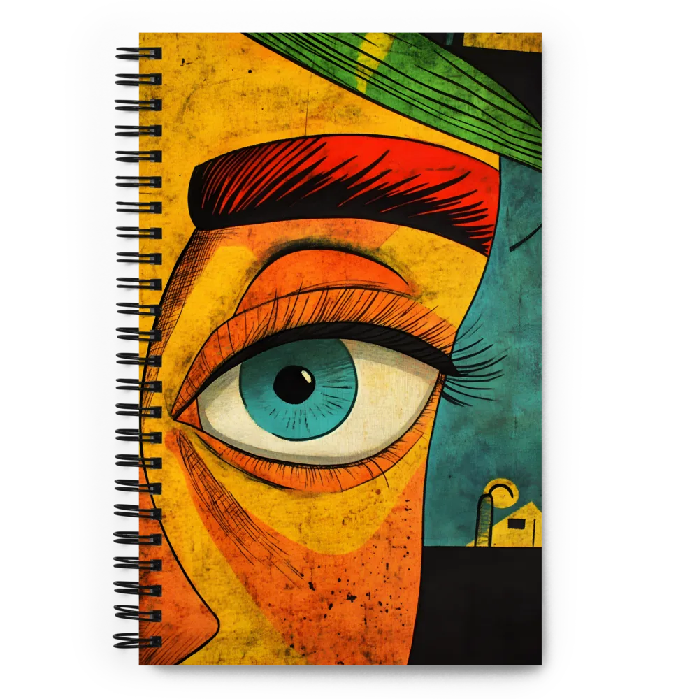 Gaze of the Urban Dream | Spiral Notebook