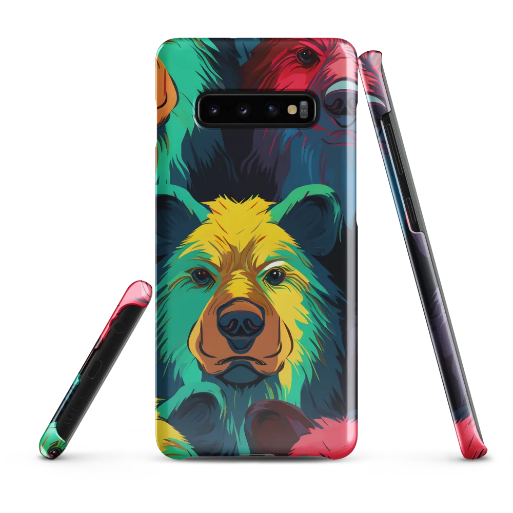 The Colorful Essence of Bears | Phone Case |  S10 Plus | Snap Case | Glossy