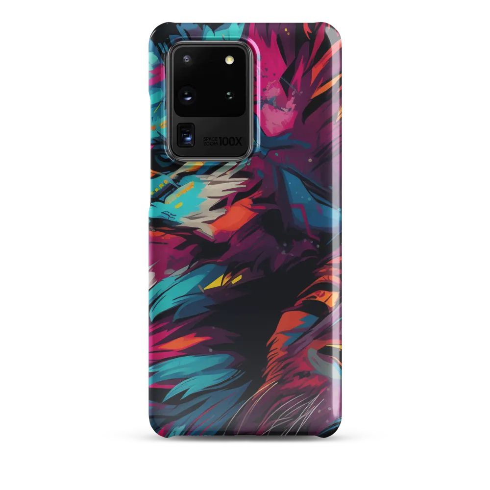 Vivid Majesty: The Modern Lion | Phone Case |  S20 Ultra | Snap Case | Glossy