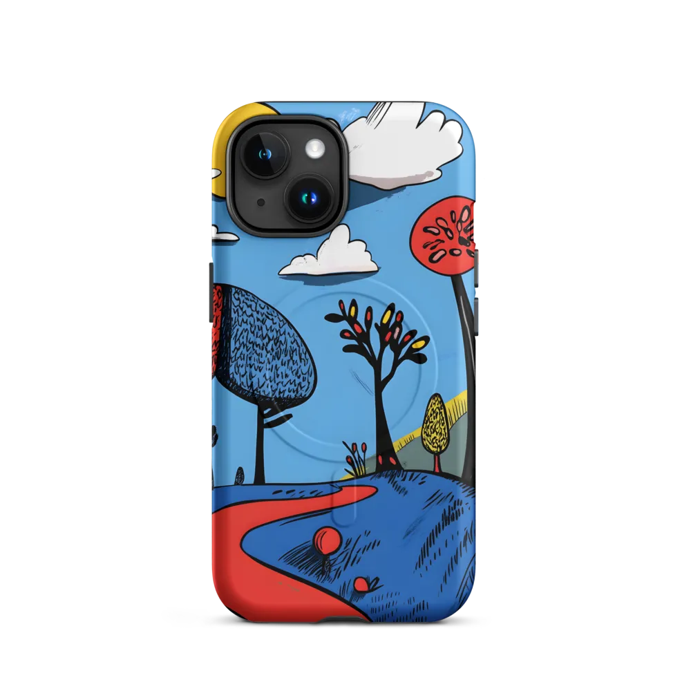 A Playful Journey Through Whimsical Woods | Phone Case |  15 | MagSafe® Tough Case | Matte