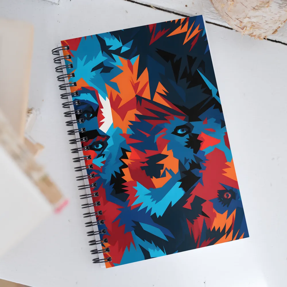 The Colorful Essence of Bears | Spiral Notebook