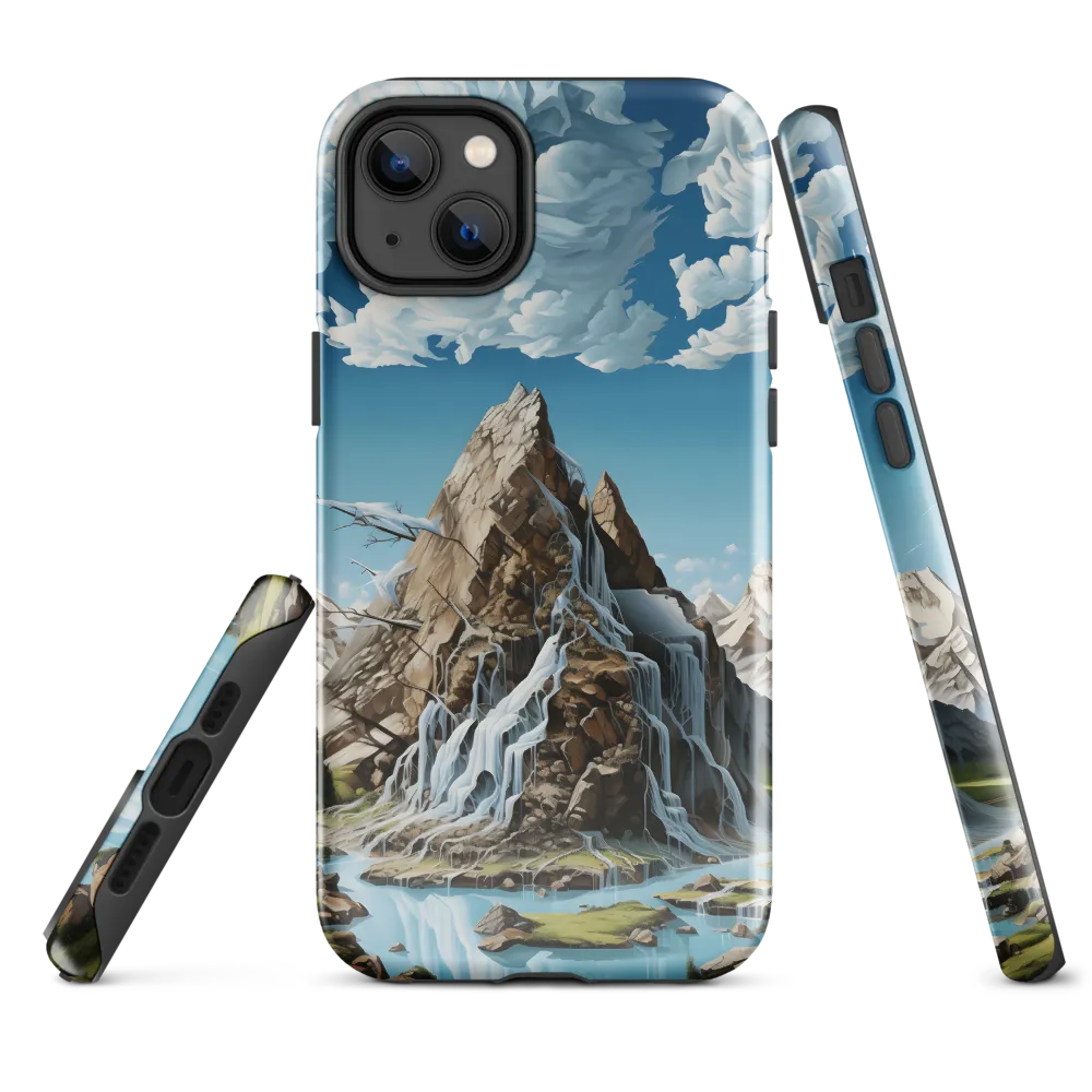Majestic Cascade: A Mountain Masterpiece