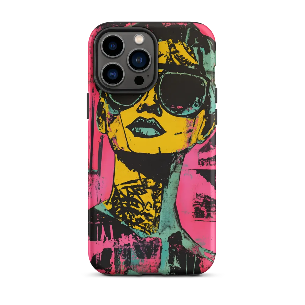 Confident Portrait in Neon Colors