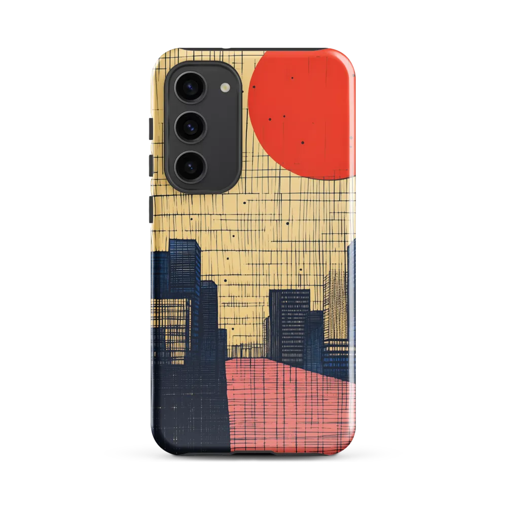 Urban Echoes: A Minimalist Cityscape