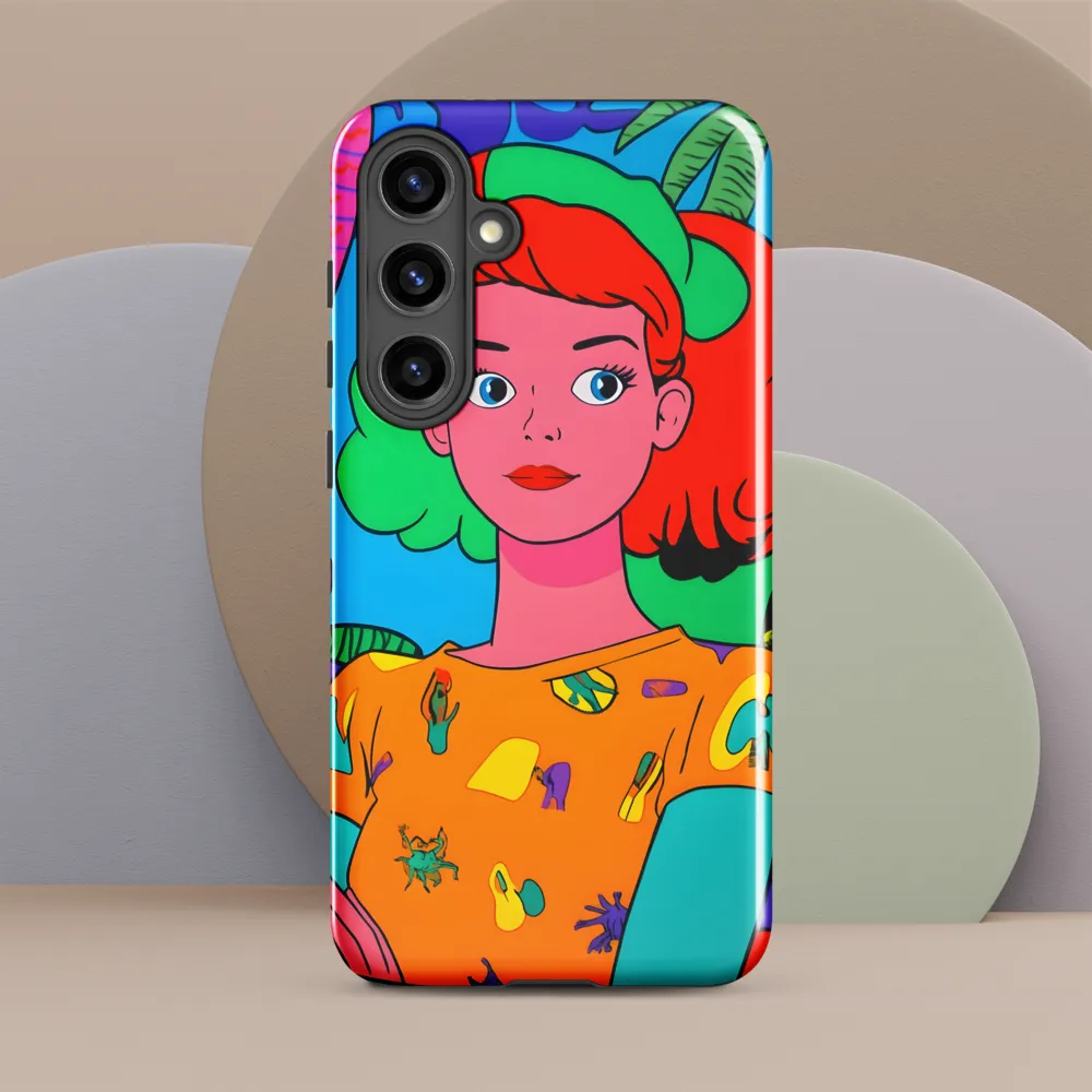 Tropical Vibes: A Playful Portrait