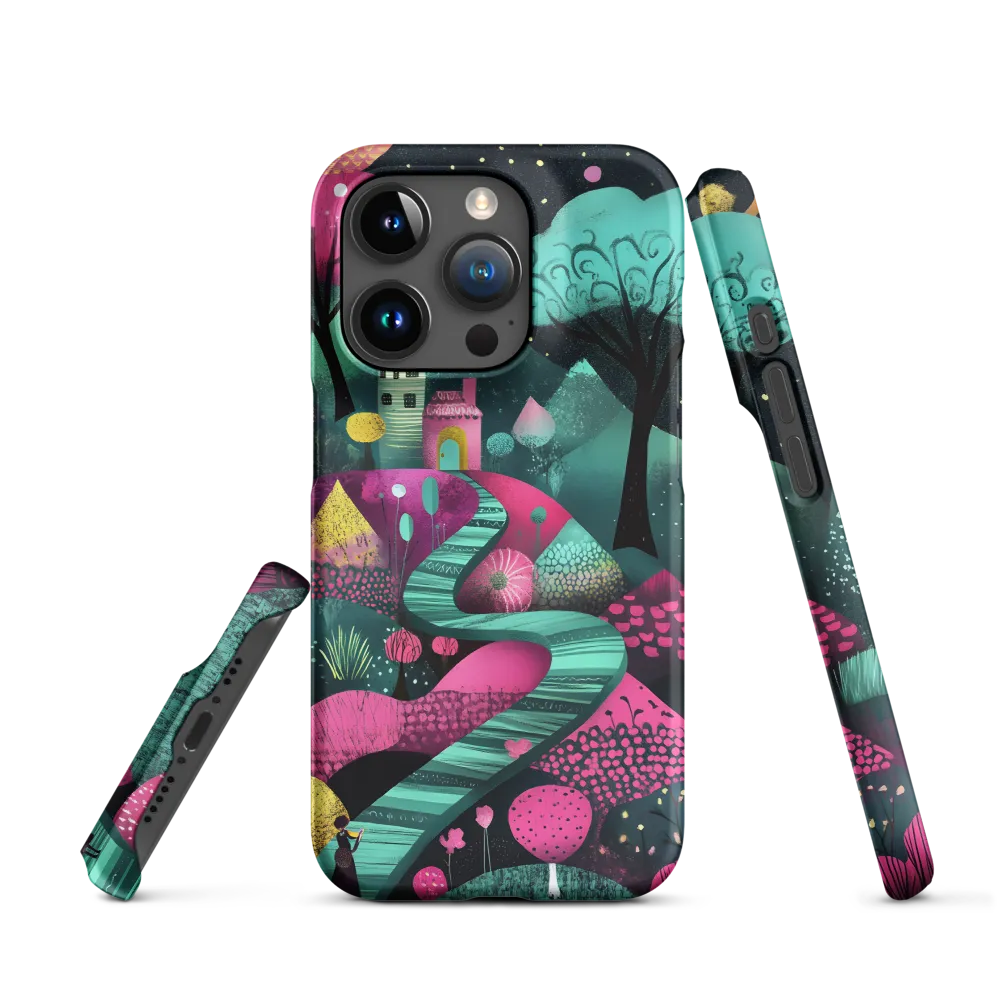 Whimsical Journey through Colorful Lands | Phone Case |  15 Pro | Snap Case | Matte