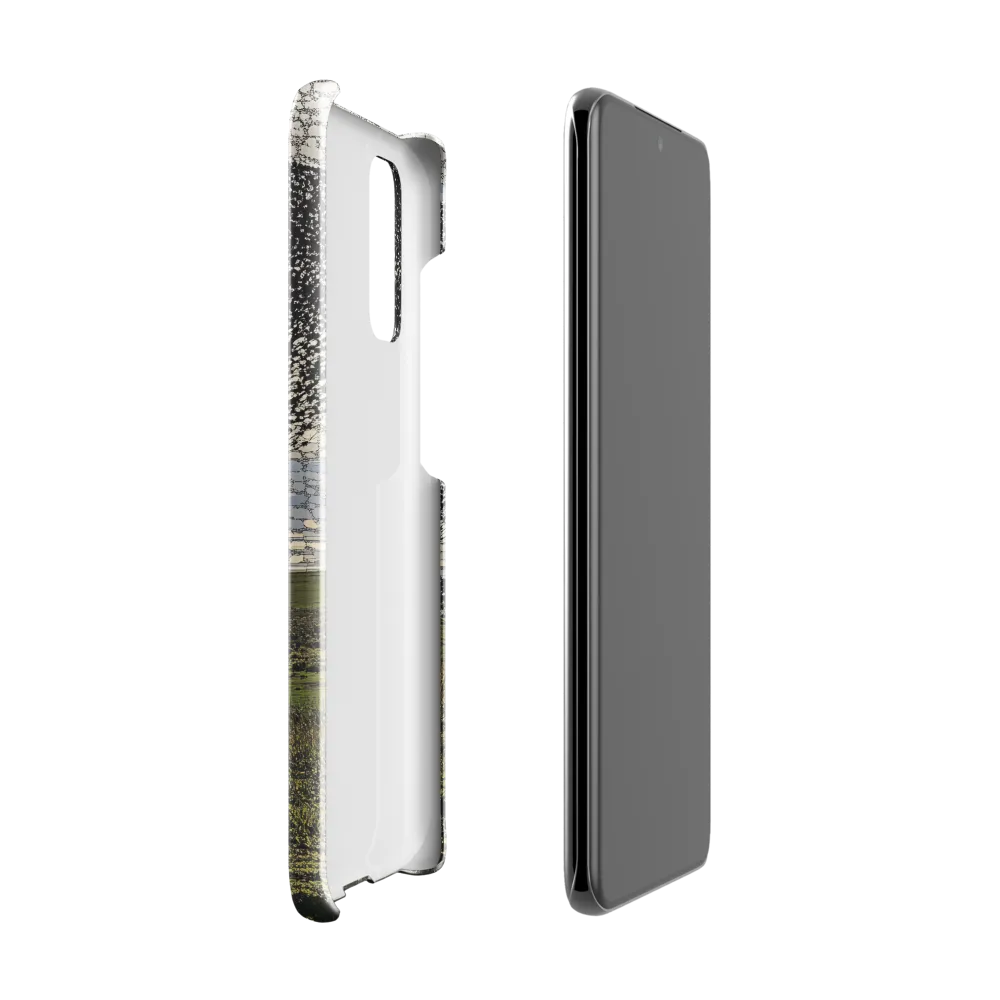 Tranquil Shadows: A Silhouette of Nature | Phone Case |  S20 | Snap Case | Glossy