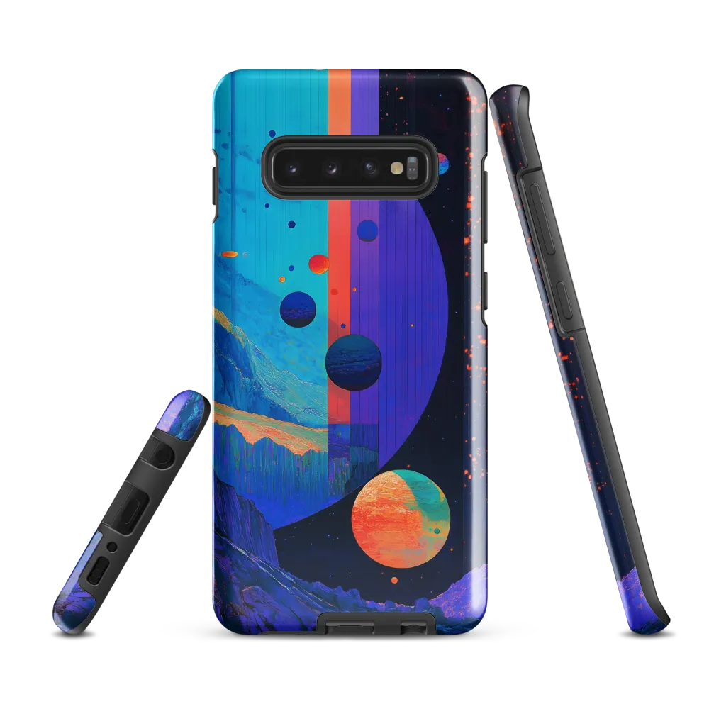 Celestial Harmony: A Surreal Exploration of Space | Phone Case |  S10 Plus | Tough Case | Glossy