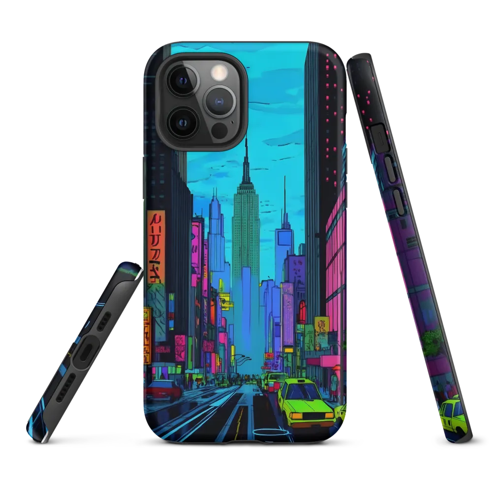 Neon Dreams of the City | Phone Case |  12 Pro Max | Tough Case | Matte
