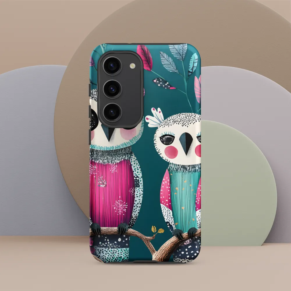 Whimsical Duo: A Celebration of Nature and Color