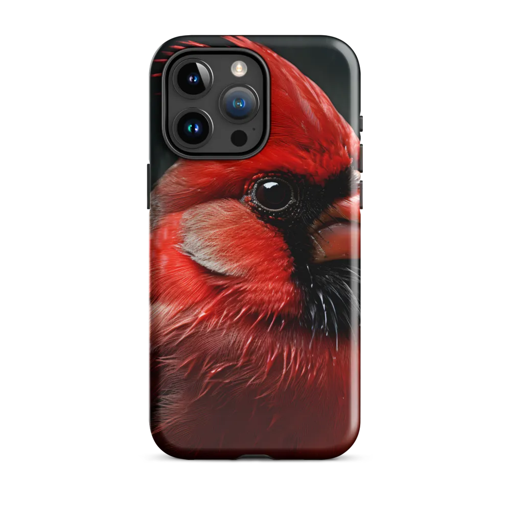 The Bold Cardinal | Phone Case |  15 Pro Max | Tough Case | Glossy