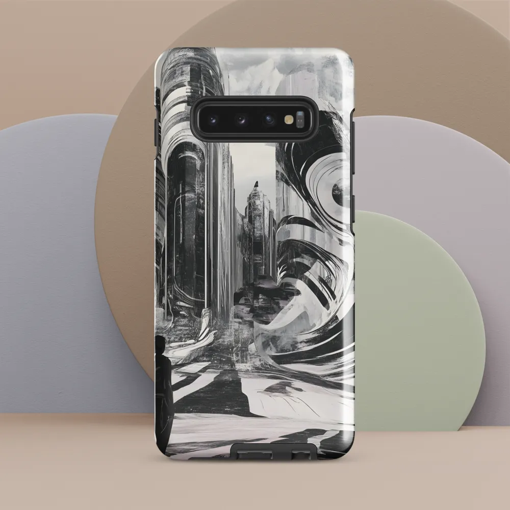 Architectural Dreams in Monochrome | Phone Case |  S10 Plus | Tough Case | Glossy