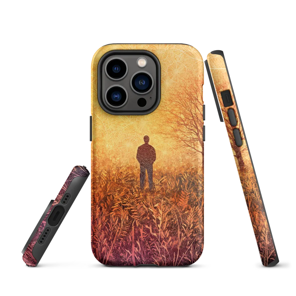 Contemplation in a Surreal Landscape