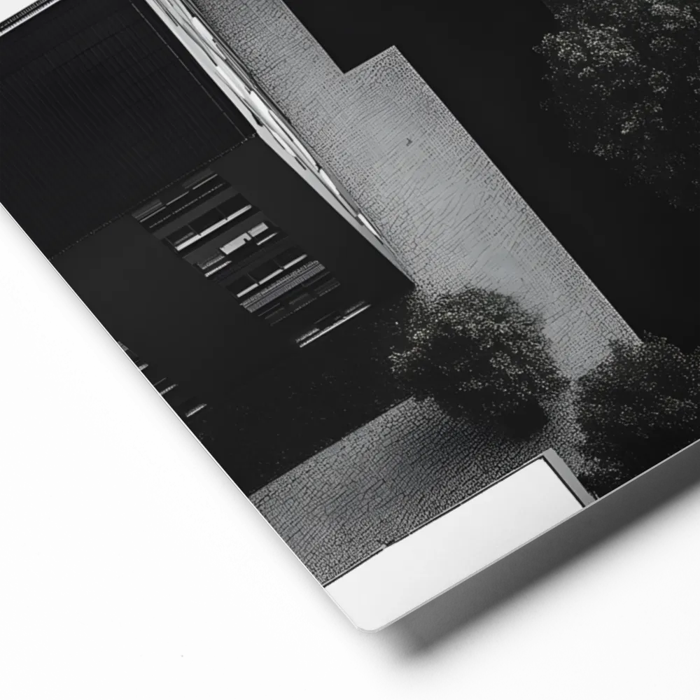 Urban Serenity from Above | Metal Print | 8″×10″
